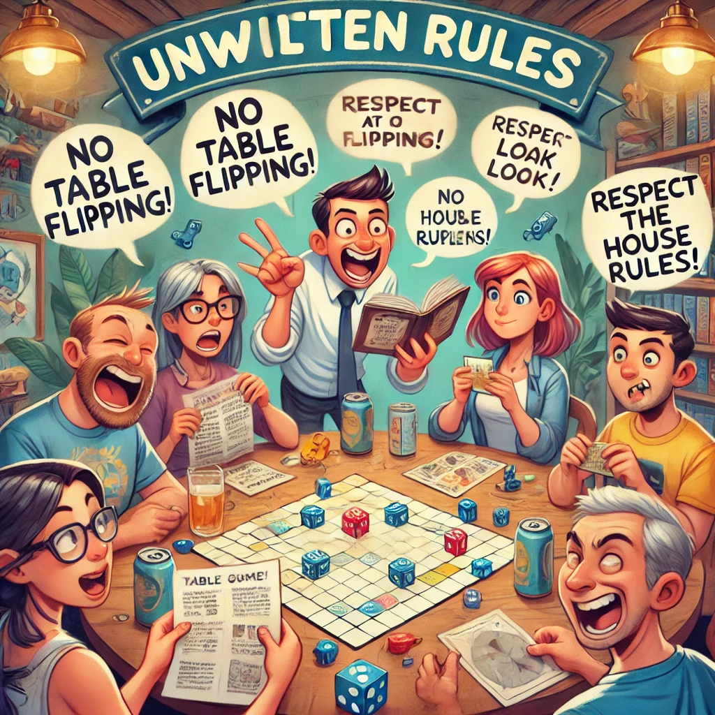 Unwritten Rules of Tabletop Gaming